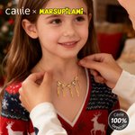 Personalized Cute Long Tailed Marsupilami 1-5 Marsupilami Pendants Necklace with Name Christmas Birthday Gift for Girls Women | Callie × Marsupilami®