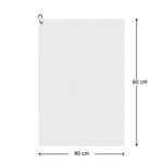 Personoitu monogrammi golfpyyhe nopeasti kuivuva mikrokuitu kirjainkirjailu ja karabiinikiinnike lahja golfharrastajille