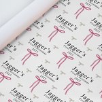 Set de 3 papeles de regalo personalizados con nombre, año y texto para la 1ª Navidad del bebé DIY Craft Packaging Gift for New Parents