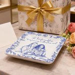 Personalisierte Retro Stift Zeichnung Stil Foto Keramik Trinket Schmuck Schale mit Text täglichen Gebrauch Weihnachten Geburtstag Geschenk für Freunde Mütter Brautjungfern