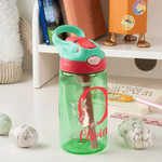 Personalized Cute Peter Rabbit Initial 16 oz Kid Water Bottle with Name and Silicone Straw Outdoors Birthday Easter Gift for Kids