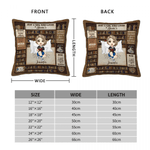 Personalised Book Cartoon Reading Character Soft Cushion Cover with Name and Title Home Decor Birthday Gift for Bookworms