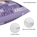 Personalisierte Cartoon-Charakter Wort Wolke werfen Kissenbezug mit Initial und Namen Home Decor Geburtstag Jahrestag Geschenk für Familie Kinder