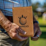 Personalised Golf-Themed Monogram PU Leather Golf Scorecard Holder Daily Training Game Day  Golf Club Gift for Golf Players Coaches