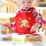 Tablier ajustable pour enfant avec nom et poche Accessoire de cuisine Cadeau d'anniversaire pour garçons filles