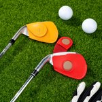 Personalized Multicolor PU Leather Magnetic Golf Club Head Cover with Initial and Number Golf Tools Birthday Game Day Gift for Golf Player Lover