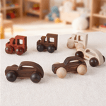 Personalised Wooden Toy Car Sedan Classic Car with Engraved Name Desk Decor Birthday Gift for Kids Car Lovers