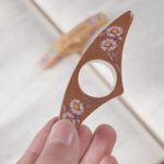 Personalized Butterfly Birth Flower Wooden Thumb Book Page Holder with Name Book Accessories Book Club Gift for Book Lovers Bookworms