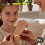 Gepersonaliseerde Langstaart Marsupilami Geboortesteen Armband met Naam Verjaardagscadeau voor Familie Vrienden | Callie × Marsupilami®