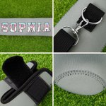 Henkilökohtainen jäätelö Drip Doodle nimi Baseball Softball Bat Cover koukku ja silmukka Game Day syntymäpäivälahja Softball Baseball pelaajat