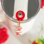 Personalized Bear Red Lips Tumbler Charm with Letter Straw Accessories for 20 oz to 40 oz Stanley Tumbler Valentine's Day Gift for Couple