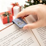 Segnalibro magnetico in pelle PU con farfalla e fiore di nascita personalizzato con nome regalo di compleanno per amanti dei libri