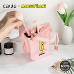Personalized Cute Long-Tailed Marsupilami Makeup Brush Bag Set with Name and 10 Pcs Makeup Brushes Birthday Gift for Women | Callie × Marsupilami®