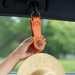 Clip de chapeau magnétique en cuir PU avec monogramme personnalisé Multicolore Cadeau d'anniversaire pour la famille et les amis