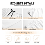 Personalized Simple Kid Line Drawing Pajama Pants with Name and Pocket Daily Wear Birthday Anniversary Gift for Grandparents Parents Family