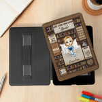 Personalised Cartoon Reading Charatcer Kindle Case with Name for Multiple Models Daily Use Birthday Gift for Book Lover Bookworm