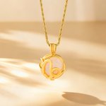 Personalised Zodiac Sign Constellation Crystal Name Necklace Dainty Jewellery with Card Birthday Gift for Women Astrology Enthusiasts