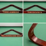 Portabiliardo personalizzato in legno con testo inciso al laser Regalo di compleanno per giocatori di biliardo e amanti del biliardo