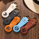 Clip de chapeau magnétique en cuir PU avec monogramme personnalisé Multicolore Cadeau d'anniversaire pour la famille et les amis