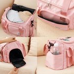 Personalized Cartoon Travel Girl Character Multi-Compartment Travel Bag with  Name and Shoulder Strap Travel Accessories Birthday Gift for Women