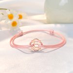 Personalized Lucky Clover Initial Bracelet Dainty Jewelry Birthday Anniversary Valentine's Day Mother's Day Gift for Girls Women