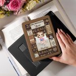 Personalised Cartoon Reading Charatcer Kindle Case with Name for Multiple Models Daily Use Birthday Gift for Book Lover Bookworm