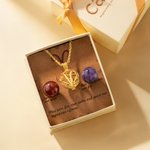 Personalised Zodiac Sign Constellation Crystal Name Necklace Dainty Jewellery with Card Birthday Gift for Women Astrology Enthusiasts