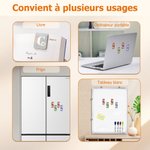 Marque-page Magnétique en Cuir PU Personnalisé avec Fleur de Naissance Nom et Initiale Cadeau d'Anniversaire pour les Amoureux de Lecture