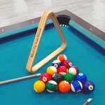 Portabiliardo personalizzato in legno con testo inciso al laser Regalo di compleanno per giocatori di biliardo e amanti del biliardo