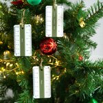 Gepersonaliseerde Civiele Techniek Voertuig Mini Schaal Kerst Ornament met Naam Kerstcadeau voor Civiel Ingenieur