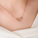 Gepersonaliseerde 1-3 Familie Hart Geboortesteen Liefde Ketting Sieraden met Namen Verjaardag Verjaardagscadeau voor vrouwen
