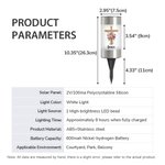 Personalised Birth Flower Bouquet Cross Waterproof Solar Garden Light with Name Removable Garden Church Decoration Baptism Birthday Gift for Christian