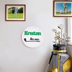 Personalized Golf Ball Acrylic Name Sign Wall Decor Club Competition Souvenir Birthday Gift for Golf Lovers