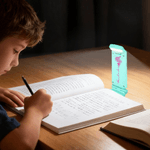 Personalised Birth Flower LED  Rechargeable Light Clip with Name Reading Accessories Birthday Gift for Book Lover Friends