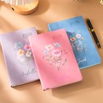 Personnalisé Wildflower 2026 Planner A5 Calendar Planner Notebook with Name Planning Journal Day Birthday Gift for Friends Students