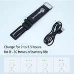 Personalised Birth Flower LED  Rechargeable Light Clip with Name Reading Accessories Birthday Gift for Book Lover Friends