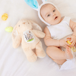 Jouet en peluche lapin de Pâques Peter Rabbit personnalisé avec nom Cadeau de Pâques pour nouveau-nés enfants