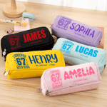 Personalized I Survived 67 Days of School Pencil Case with Name and Class Back to School Birthday Gift for Boys Girls