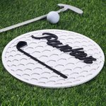 Personalized Golf Ball Acrylic Name Sign Wall Decor Club Competition Souvenir Birthday Gift for Golf Lovers