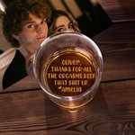 Verre à whisky Old Fashioned 10 oz avec noms Cadeau d'anniversaire de Saint-Valentin pour petit ami mari