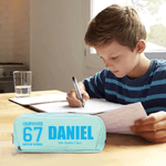 Personalized I Survived 67 Days of School Pencil Case with Name and Class Back to School Birthday Gift for Boys Girls