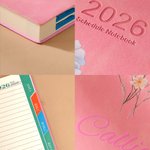 Personnalisé Wildflower 2026 Planner A5 Calendar Planner Notebook with Name Planning Journal Day Birthday Gift for Friends Students