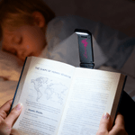 Personalised Birth Flower LED  Rechargeable Light Clip with Name Reading Accessories Birthday Gift for Book Lover Friends