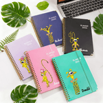Personalised Cartoon Marsupilami 2026 Planner Spiral A5 Notebook with Name Birthday New Year Gift for Book Lovers Friends | Callie × Marsupilami®
