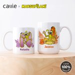 Personalized Long-Tailed Marsupilami 11 oz 15 oz Ceramic Mug with Name and Initial Daily Use Birthday Gift for Family Friends | Callie × Marsupilami®