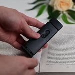 Personalised Birth Flower LED  Rechargeable Light Clip with Name Reading Accessories Birthday Gift for Book Lover Friends