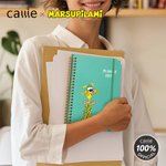 Personalised Cartoon Marsupilami 2026 Planner Spiral A5 Notebook with Name Birthday New Year Gift for Book Lovers Friends | Callie × Marsupilami®