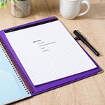 Personligt flerfärgat A4-urklipp med titel PP inre sida och anteckningsblock Kontorsmaterial Födelsedagspresent för lärare Student