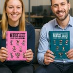 Personalized Boss Pain In The Asses Funny Donkey Spiral A5 Notebook with Name Daily Planner Diary Birthday Gift for Colleague Friend