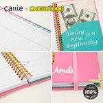Personalised Cartoon Marsupilami 2026 Planner Spiral A5 Notebook with Name Birthday New Year Gift for Book Lovers Friends | Callie × Marsupilami®